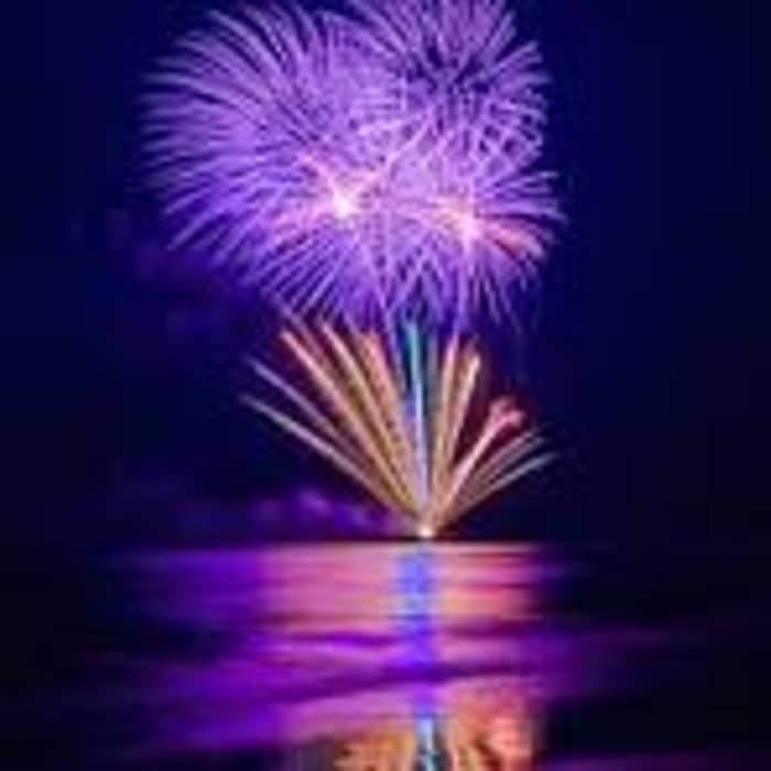 Fireworks in the front row