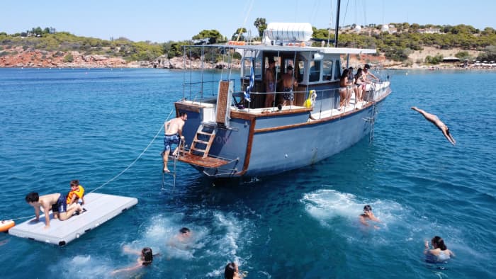 Enjoy a full day of sailing in Athens on a sailboat