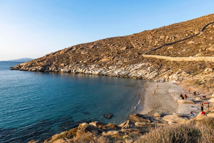 Côte sud de Rhénée, Délos et Mykonos | Croisière privée d'une journée en yacht