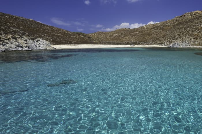 Côte sud de Rhénée, Délos et Mykonos | Croisière privée d'une journée en yacht