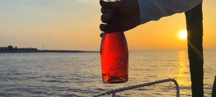 Rhodes Private Luxury All-Day Sailing Cruise – Gourmet MediterAsian Lunch & Deluxe Dinner, Cocktails & Champagne
