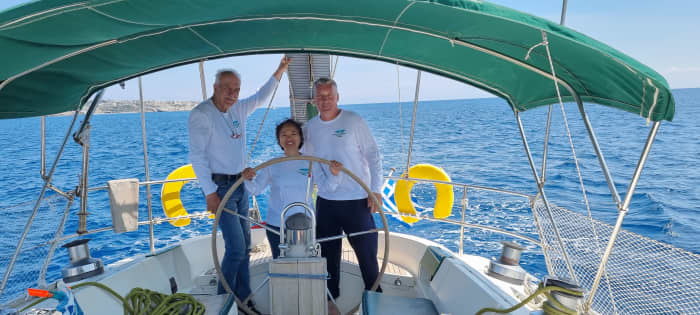 Rhodes Private Luxury Sailing Yacht Experience – Sail to Stunning Islands with Gourmet MediterAsian Lunch, Champagne & Cocktails and Premium wines