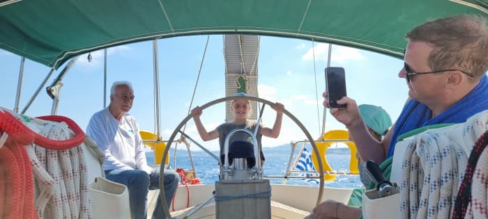 Rhodes Private Luxury Sailing Yacht Experience – Sail to Stunning Islands with Gourmet MediterAsian Lunch, Champagne & Cocktails and Premium wines