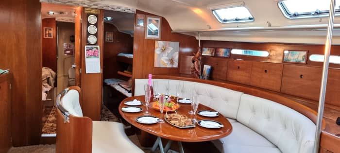 Rhodes Private Luxury Sailing Yacht – Sunset Cocktails, Champagne, Fresh Seasonal Fruits & Vietnamese Artisanal Snacks