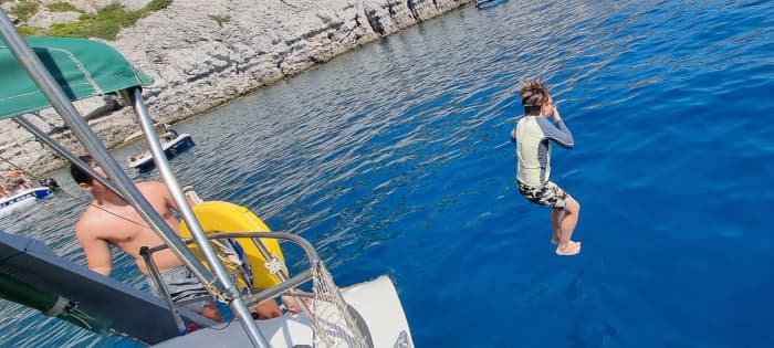 Rhodes Private Luxury Sailing Yacht Experience – Sail to Stunning Islands with Gourmet MediterAsian Lunch, Champagne & Cocktails and Premium wines