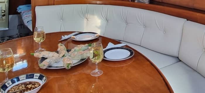 Romance in Rhodes 
A Private Luxury Sunset Sailing Experience with Gourmet Vietnamese Cuisine, Premium C.A.I.R. Wine, Champagne & a Complimentary Signature Cocktail