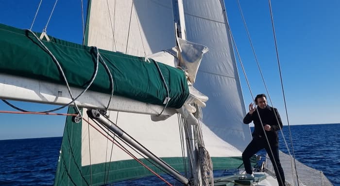 Rhodes Private Luxury All-Day Sailing Cruise – Gourmet MediterAsian Lunch & Deluxe Dinner, Cocktails & Champagne
