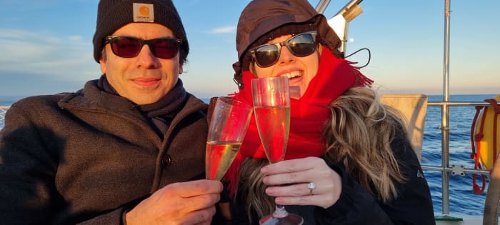 Rhodes Private Luxury All-Day Sailing Cruise – Gourmet MediterAsian Lunch & Deluxe Dinner, Cocktails & Champagne