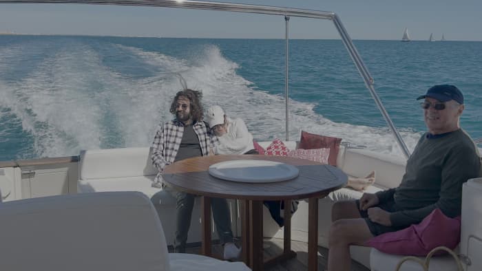Sunset drinks and swimming at Aresquiers — 3 hours aboard a luxury speedboat