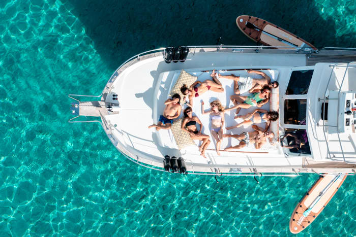 Sail into the sunset: Cala Bassa, Cala Conta and the iconic views of Ibiza (2.5h)