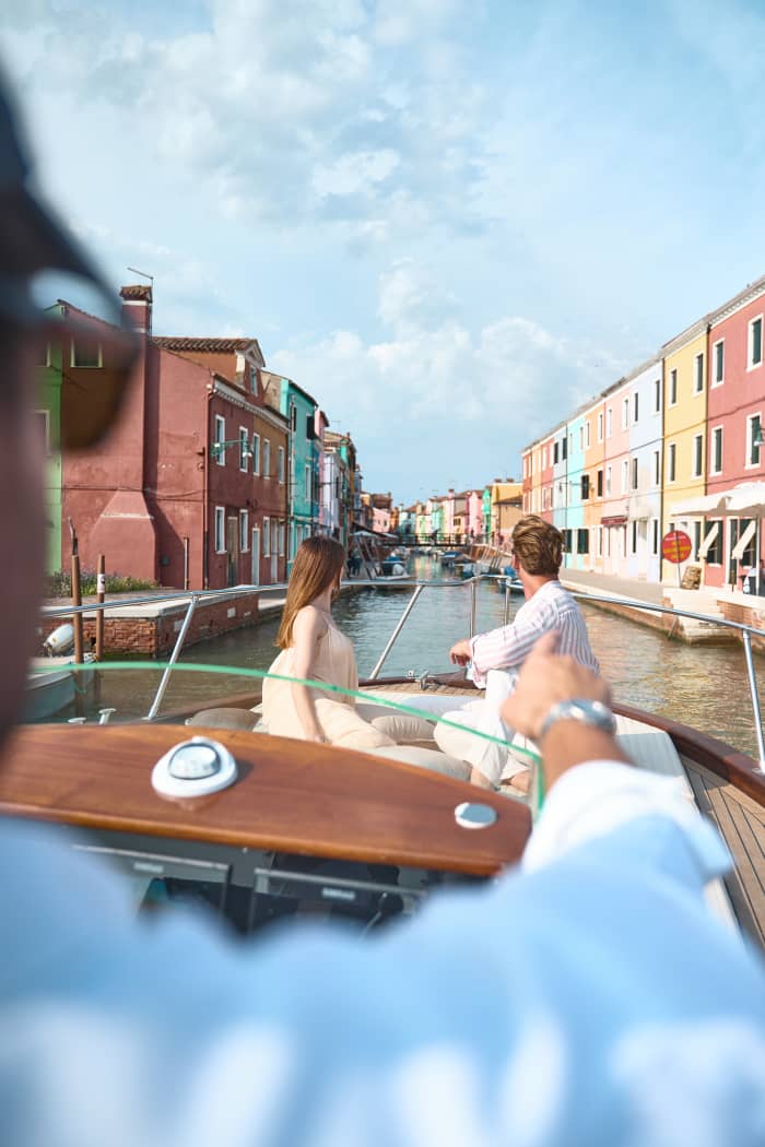 Chefs-d'œuvre de la lagune de Venise : Murano et Burano - 4 heures (skipper et guide privé à bord)