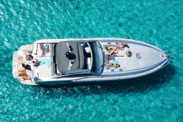 Pershing 54 - Full Day Private Cruise South Coast or Delos & Rhenia