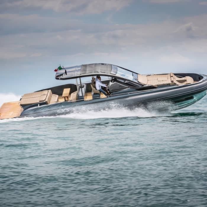 Charter met Maxi Rib Sacs Rebel 47 - La Maddalena Archipel