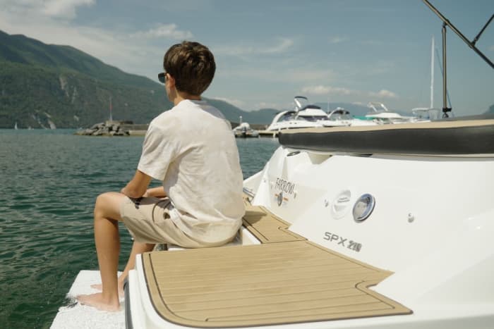 Half-day motorboat rental in Aix-les-Bains