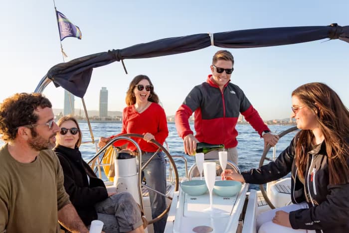 4 Hours Private Boat Trip in a beautiful Sailboat (12 passengers + crew) 
No extra costs