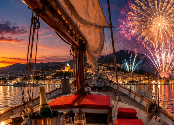 Vuurwerkavond in Cannes aan boord van de Mariposa – inclusief gratis champagne. Slechts 6 avonden deze zomer:
4, 14 en 22 juli
4, 15 en 24 augustus