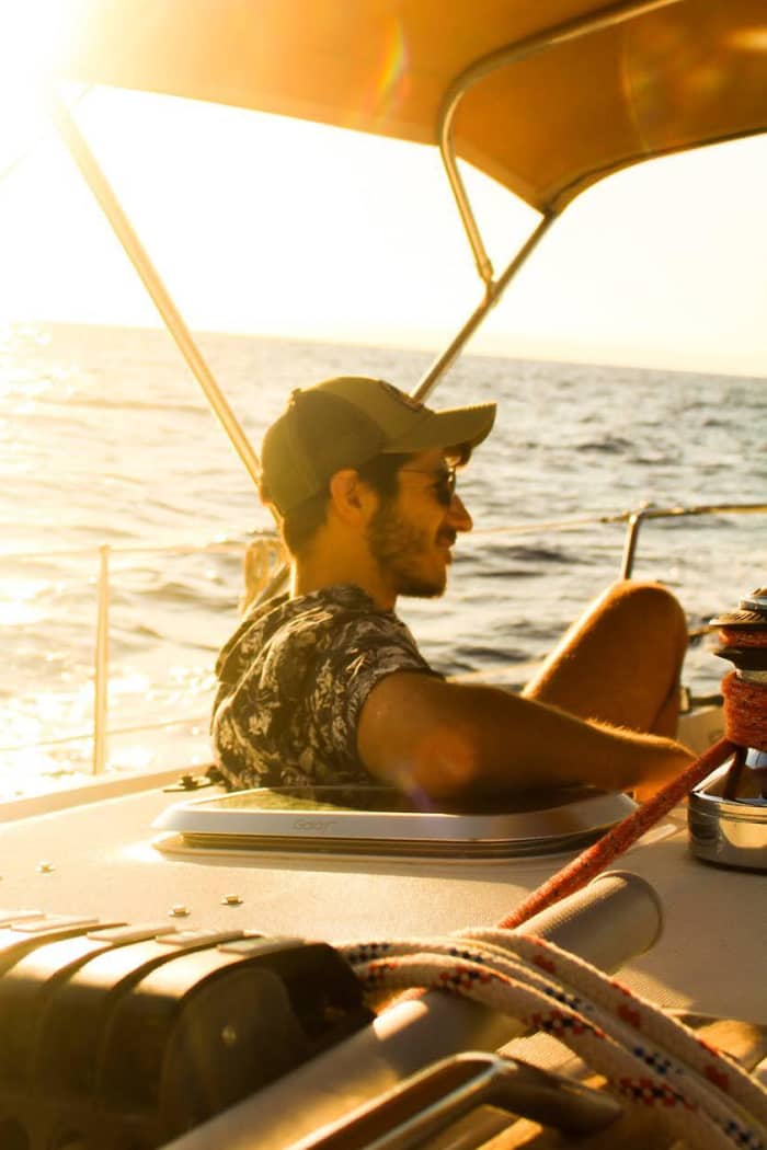 Secret coves in southern Ibiza: Sunset sailing with views of Es Vedrà