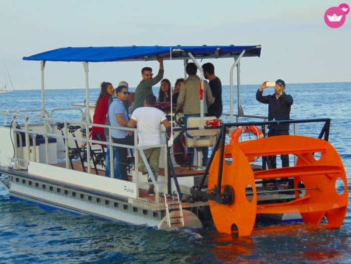 Schilderachtige 2 uur durende waterfietstocht – Nippen, trappen en genieten van de jachthaven van Valencia