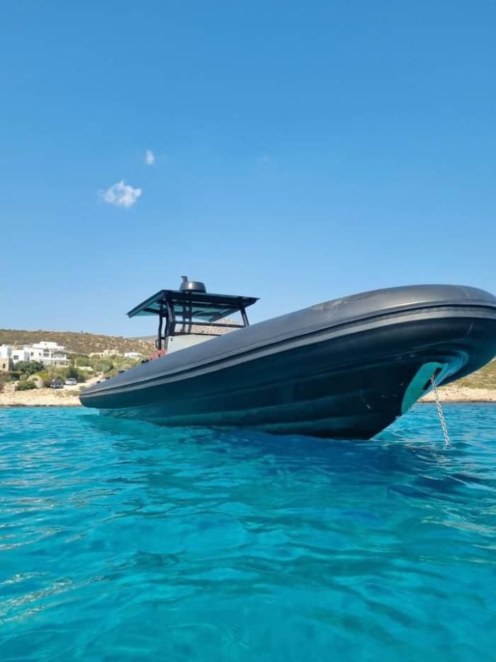 White, blue, and divine: A full day on a motorboat
