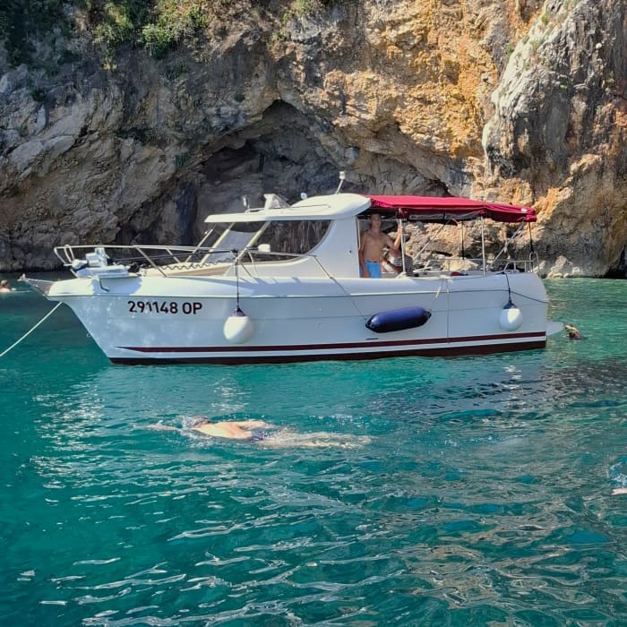 The Little Blue Cave & a Hidden Bay: A Scenic Cruise on the Opatija Riviera