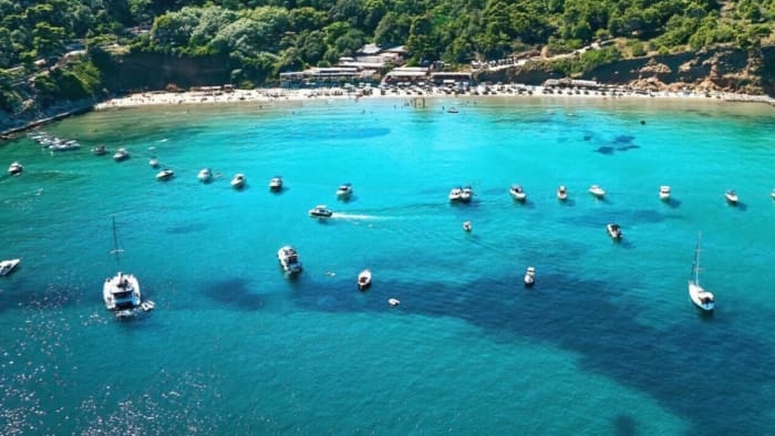 Visite des îles Élaphites et du littoral de Dubrovnik, grotte bleue, grotte verte