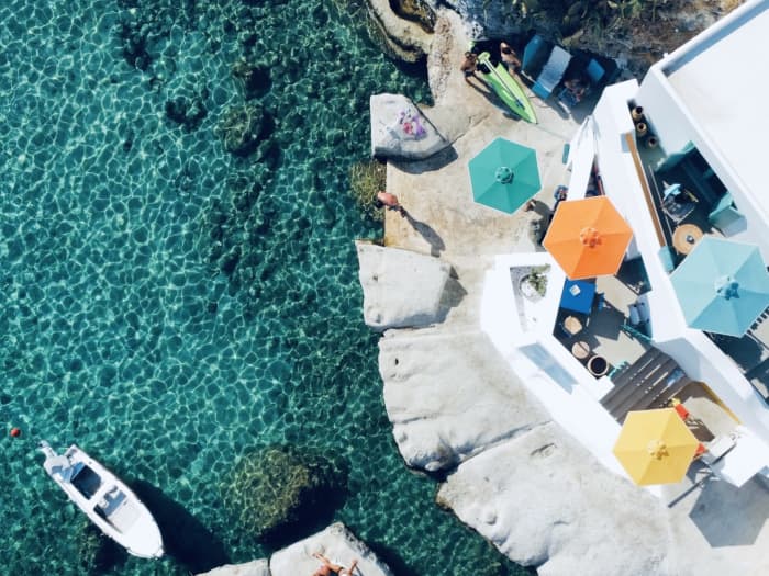 ❖ Milos : croisière privée de luxe — Kleftiko Sarakiniko Poliegos