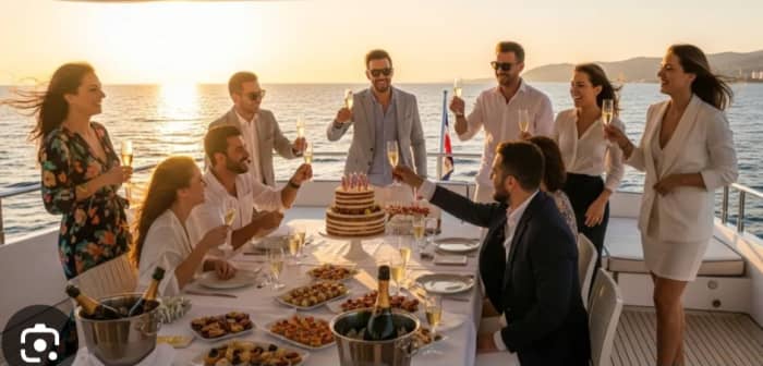 Festeggiamenti privati su yacht: compleanni, anniversari e momenti speciali