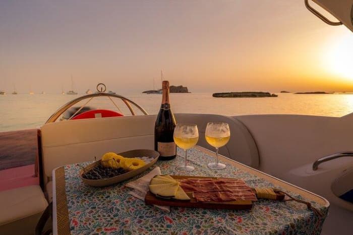 Sunset Escape – Enjoy the Most Beautiful Colors of Ibiza at Sea