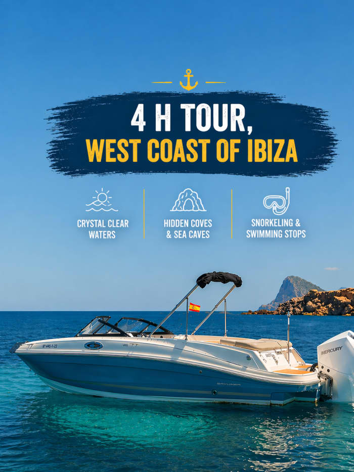 Westkust van Ibiza – 4 uur zon, zee en onvergetelijke plekjes