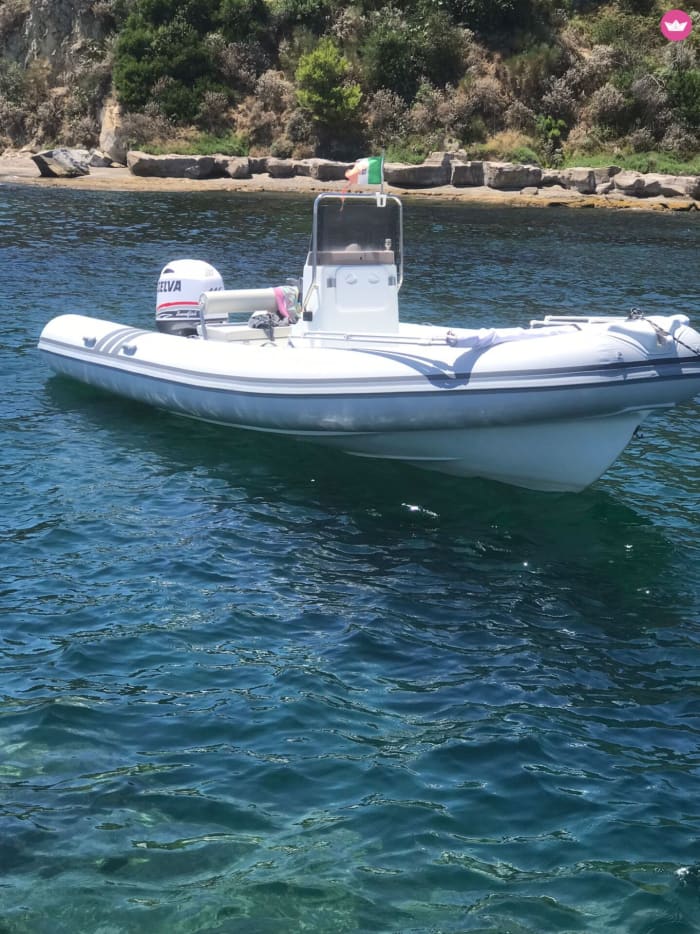4-Hour Inflatable Boat Trip along the San Foca Coast