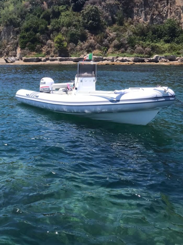 4-Hour Inflatable Boat Trip along the San Foca Coast