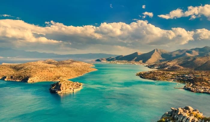 Contes du crépuscule : une croisière de 5,5 heures au coucher du soleil vers Plaka et Elounda