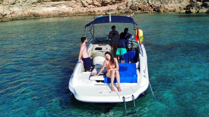 Boat trip in Ibiza