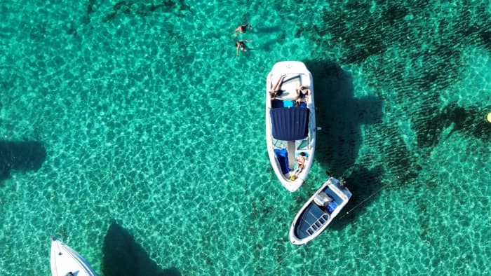 Boat trip in Ibiza