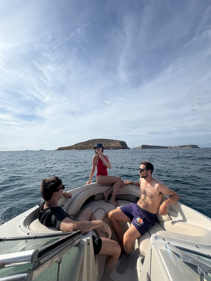 Boat trip in Ibiza
