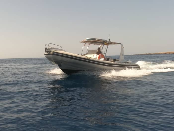 Vier uur durende ochtendtocht op zee vanuit Fornells: peddelen, snorkelen en lokale specialiteiten proeven
(BRANDSTOF INBEGREPEN)
€20 extra per passagier vanaf de zesde passagier.