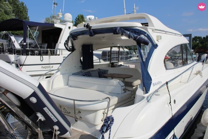 Yacht trip across Lake Müggelsee, including New Venice and swimming breaks