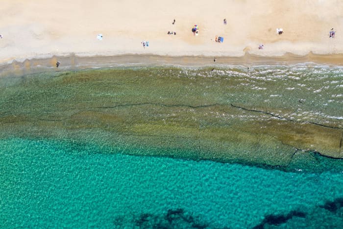 Côte sud de Rhénée, Délos et Mykonos | Croisière privée d'une journée en yacht