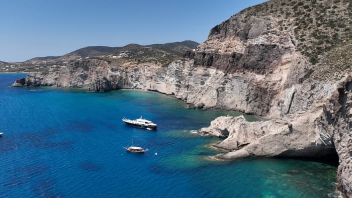Rhenia, Delos & Mykonos Südküste | Privates Halbtages-Yacht-Erlebnis