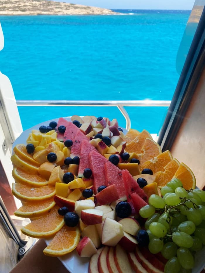 Côte sud de Rhénée, Délos et Mykonos | Croisière privée d'une journée en yacht