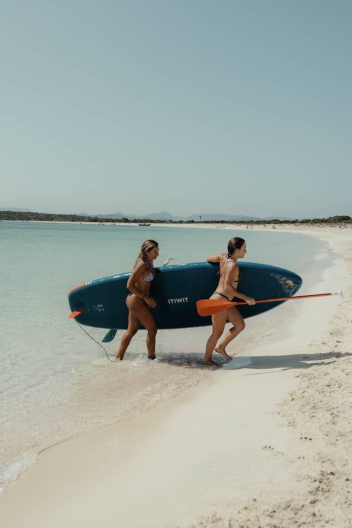 A day among the turquoise waters and pristine beaches of Formentera on a modern catamaran