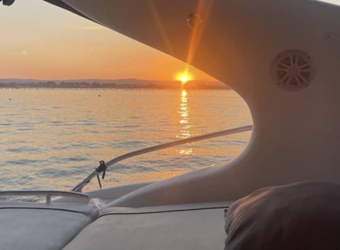 Magic at Sunset...An afternoon aperitif in the enchanting setting of Castello Maniace in Ortigia!