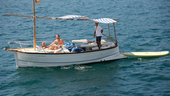 Middellandse Zee-cruise in de baai van Palma