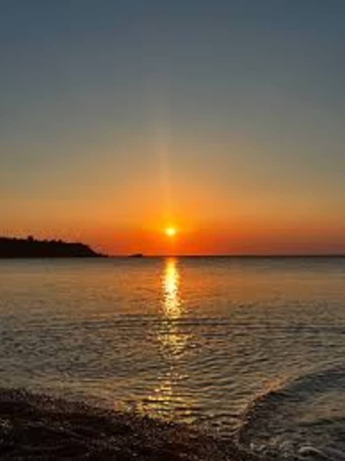 Crete Sunset by Sea