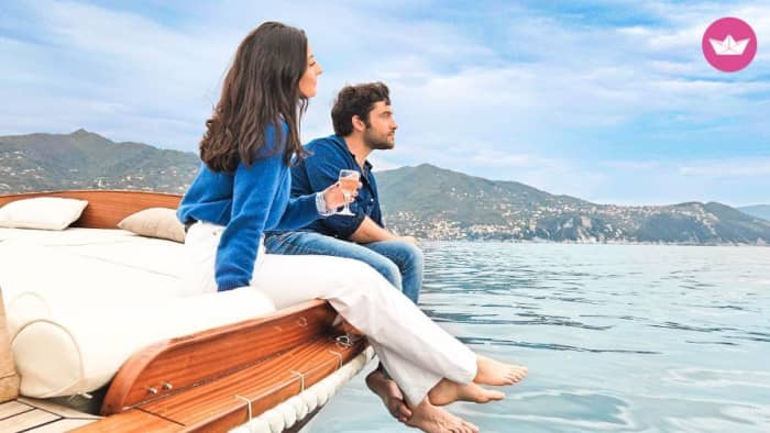 Ligurische Rivièra: luxe zonsondergang