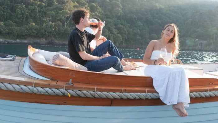 Ligurische Rivièra: luxe zonsondergang