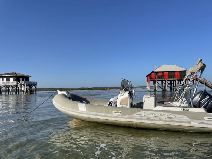 Neem een halve dag de tijd om te ontspannen op een motorboot in Arcachon.