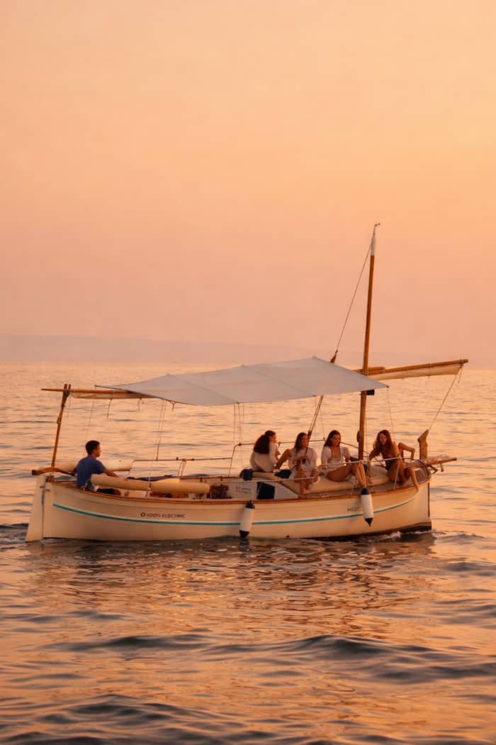 Sail into the Sunset – Quiet Cruise from Puerto Portals
