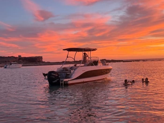 Relax on a 3-hour and 30-minute boat trip to Ibiza