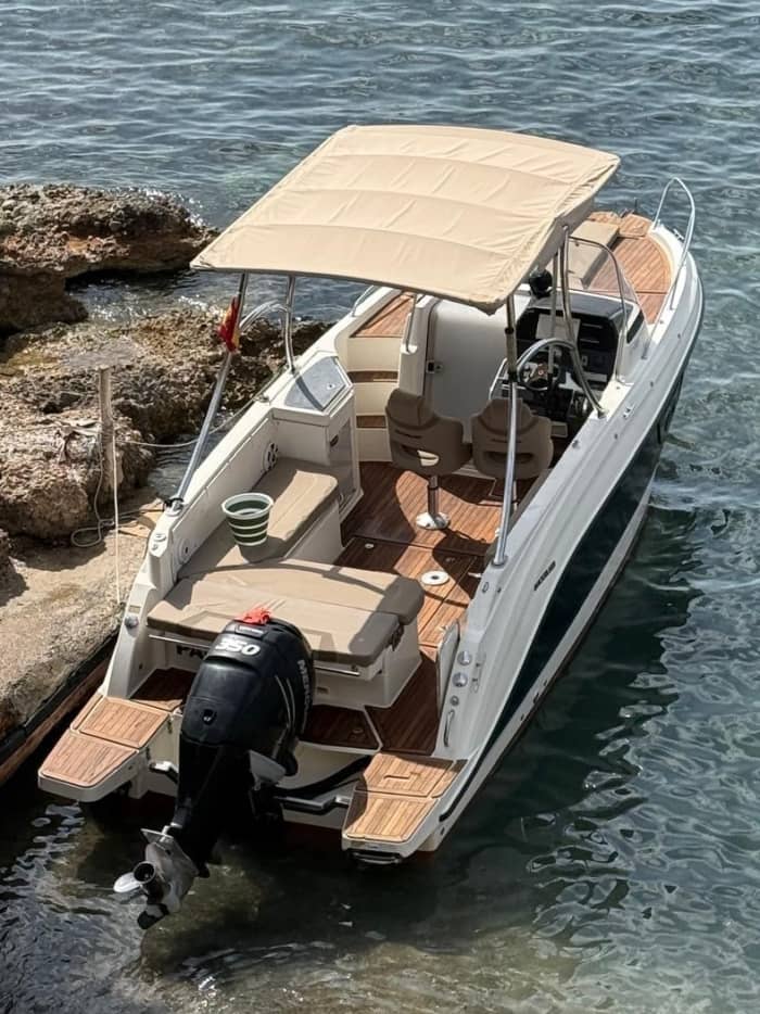 Relax on a 3-hour and 30-minute boat trip to Ibiza